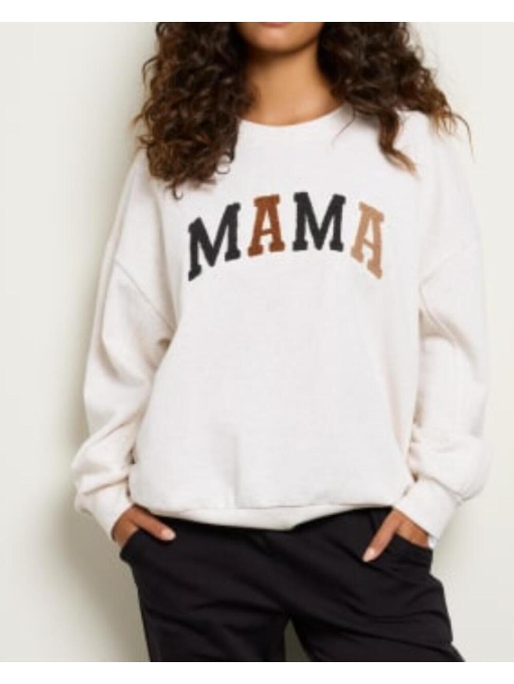 Z SUPPLY Cream mama pullover sweater sz L